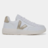 TÊNIS VERT V-12 COURO EXTRA BRANCO DOURADO