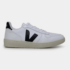 TÊNIS VERT V-10 COURO EXTRA BRANCO E PRETO